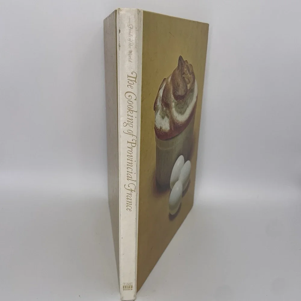 Cottagecore Hardcover French Cookbook 1968 Foods of the World Farmhouse Decor
